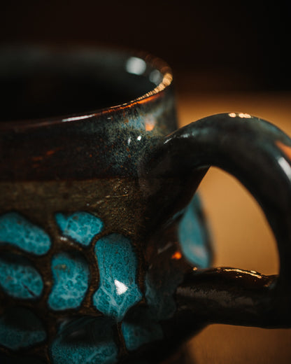Drippin Teal Mug